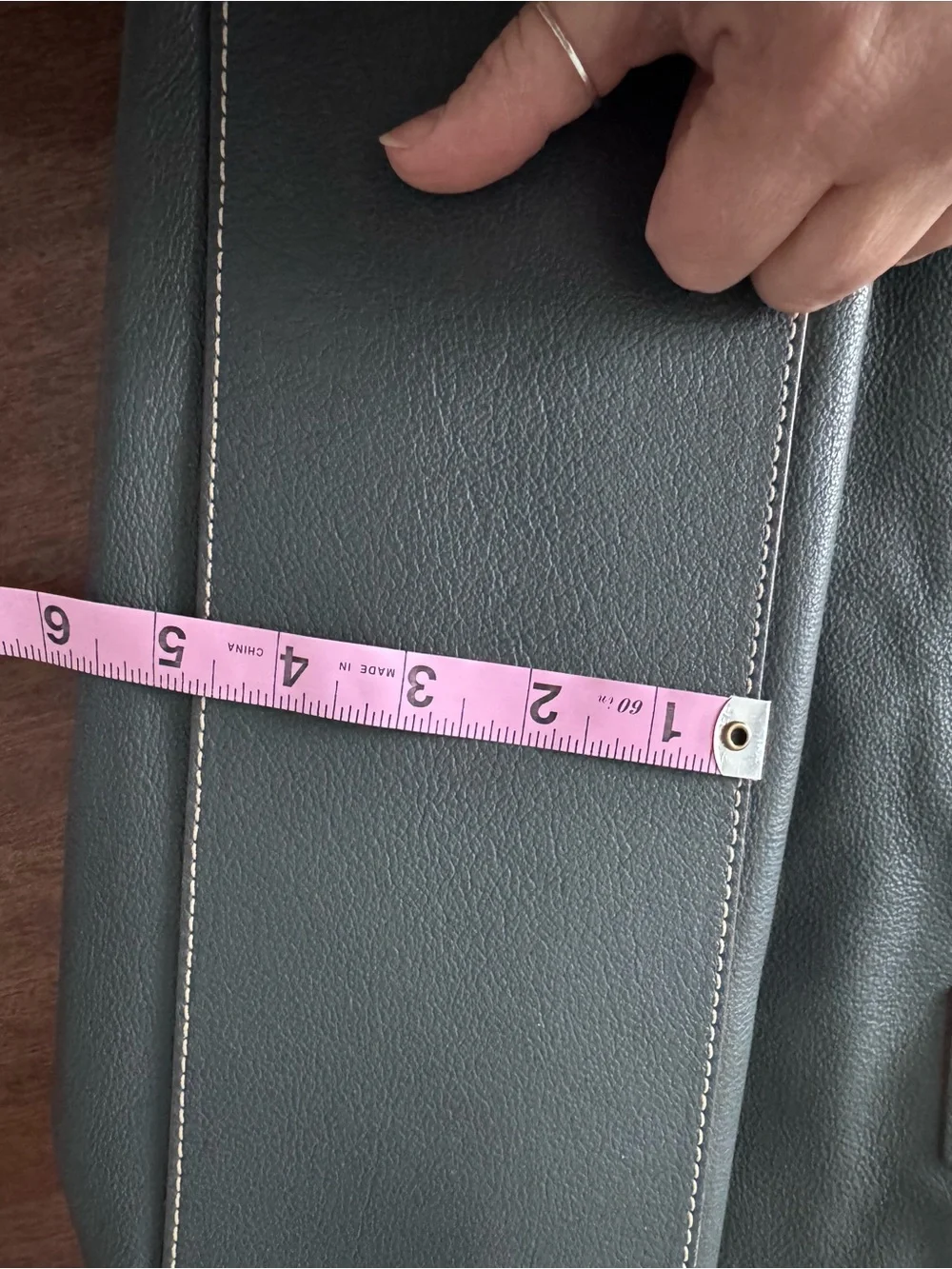 Dooney & Bourke Gray Leather Tote